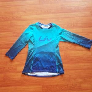 Liv XS women's mountain bike jersey blue